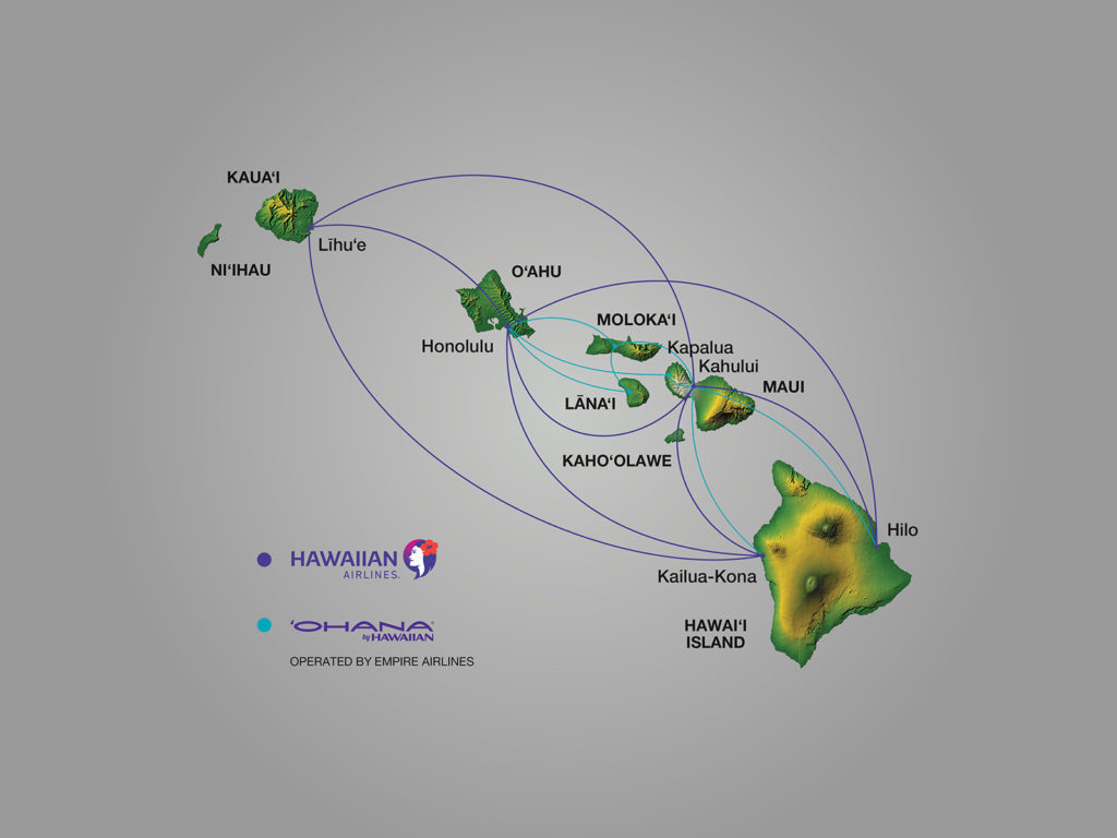 Hawaii Map En 1024x768 